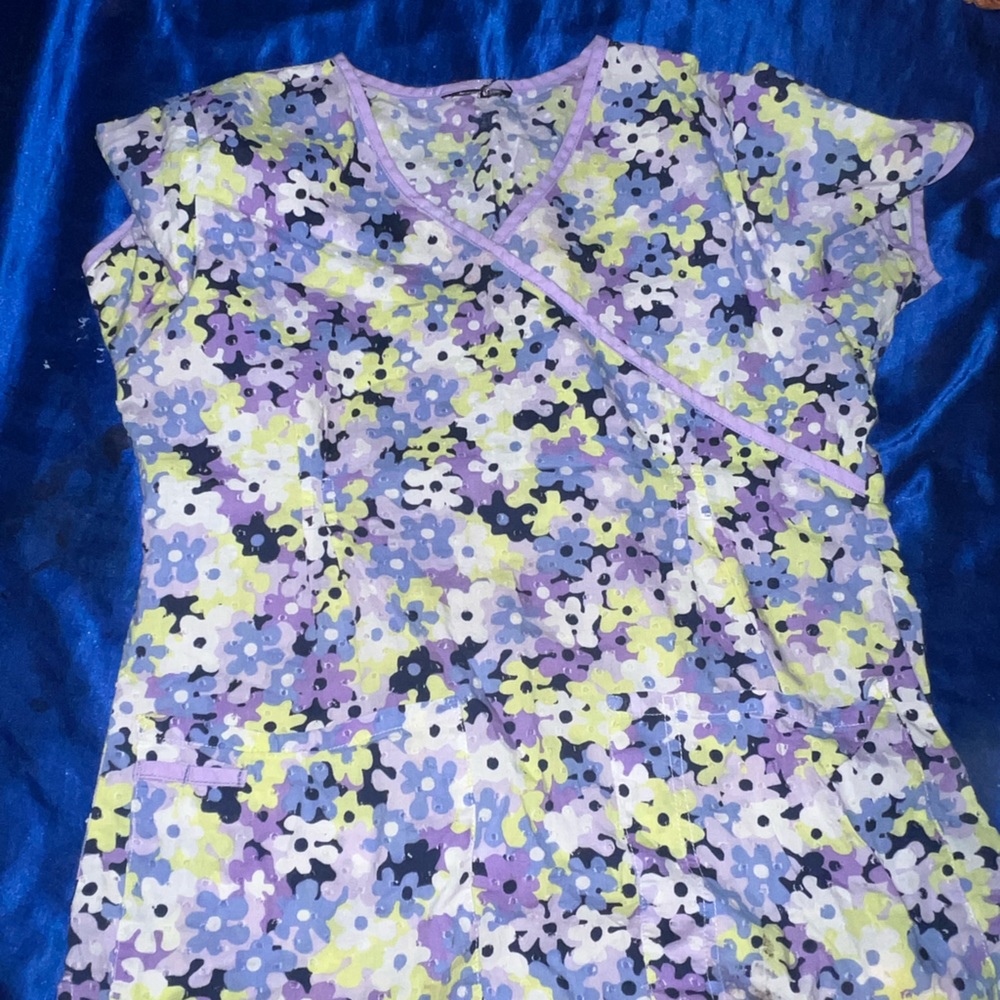 Floral scrubs